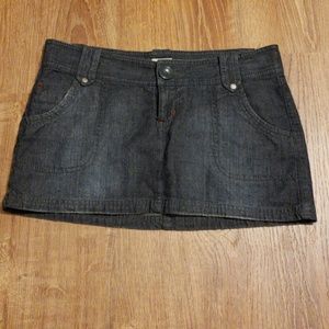 Mossino Jean Skirt Size 5 Charcoal